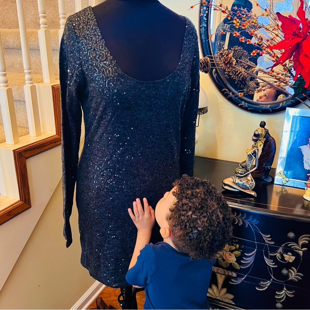 Buffalo Sequin Cocktail Dress/Tunic